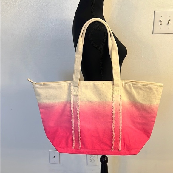 Victoria's Secret Pink and Cream Gradient Tote - Picture 4 of 8